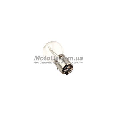 Лампа фари BA20D B35 12V 18/18W (галоген, біла, груша) Lipai