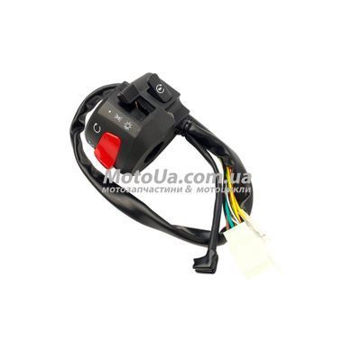 Блоки кнопок керма (пара) Zongshen ZS125J (чорні) HORZA