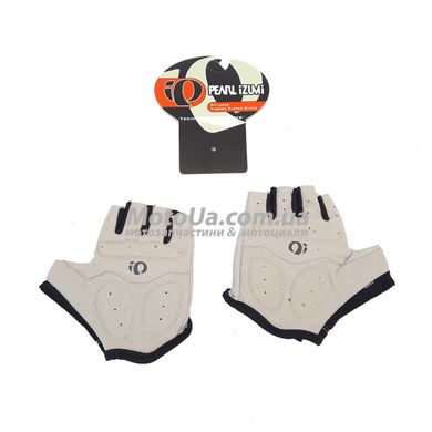 Перчатки без пальцев (size:XL черно-серые, с мягкими вставками под ладонь) PEARL iZUMi