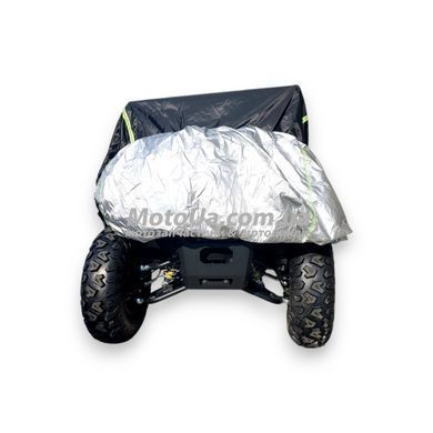 Чохол дощовик на квадроцикл р.XXL (220x98x106см), чорно-зелений