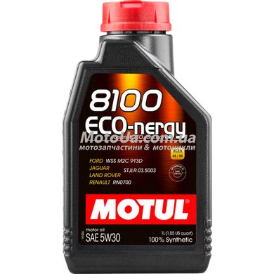 Моторне масло Motul 8100 Eco-nergy 5W-30 (1Л, синтетичне), Франція