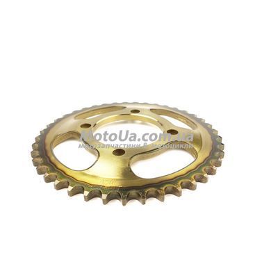 Зірка трансмісії (задня) 428-41T (d=58; 4 відв.*80mm) гартована вигнута MARATHON