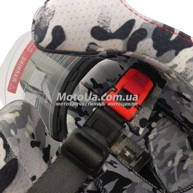 Шлем кроссовый - мотард подростковый Forte BLD-812-2 (size: M 51-52, серый)