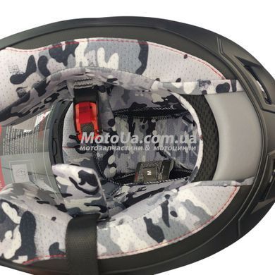Шлем кроссовый - мотард подростковый Forte BLD-812-2 (size: M 51-52, серый)