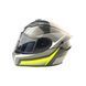 Шлем закрытый №111 (23) (size: S, черно-зеленый) MotoTech - 1