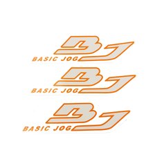 Набір наклейок Yamaha Basic Jog (оранжеві) 3 шт.