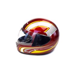 Шлем закрытый HF-101/501 (size: M, красный) KUROSAWA-MT
