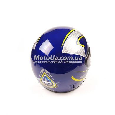 Шлем закрытый HF-101/501 (size: S, синий) KUROSAWA-MT
