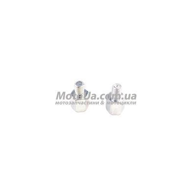 Перехідники (пара) на дзеркала (зовн. 10 mm, внутр. 8mm, хром) (права/права)