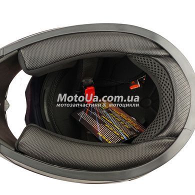 Шлем закрытый интеграл EX-09 CARBON (size: L, черный + очки, матовый) Exdrive