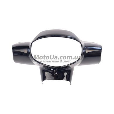 Голова (пластик фари) SUZUKI LETS 4 CA41A/45A (чорна) MOTOTECH