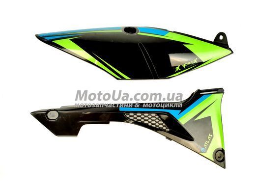 Кришка сидіння права KAYO T4, T2 2020, (комплект чорний) оригінал