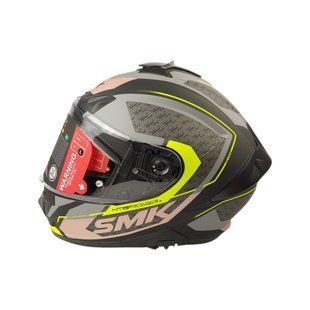 Шлем закрытый интеграл SMK TYPHOON MA 264 (size: L, черно-зеленый матовый)