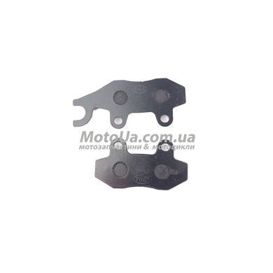 Колодки гальмівні (диск) праве вухо Viper/RACE/STORM/CG/СВ/HONDA 125/LIFAN/KYMCO/Loncin/Forte