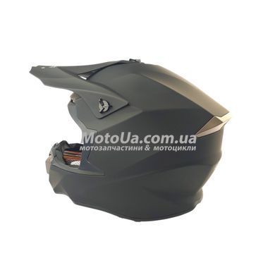 Шлем кроссовый EXDRIVE (size: M, черный матовый, EX-806)