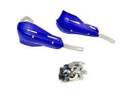 Защита рук на руль мото (mod:33, синие) FHS с металлической защитой