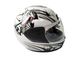 Шлем закрытый HF-109 (size: S, белый с рисунком) - 7