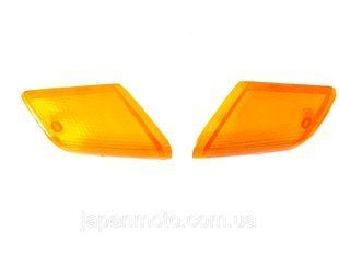 Стекла поворотов передние (пара) HONDA TACT AF-24 ОРАНЖЕВЫЕ