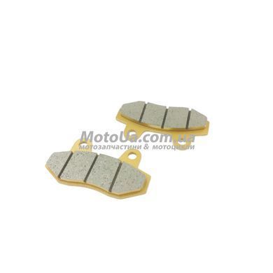 Колодки тормозные (диск) без уха Viper/GY6 50-150 /CG/СВ/HONDA/LIFAN/KYMCO/Pulsar/LONCIN TEMO