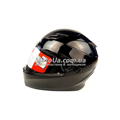 Шлем закрытый интеграл EX-09 (size:M, черный + очки, глянцевый) Exdrive