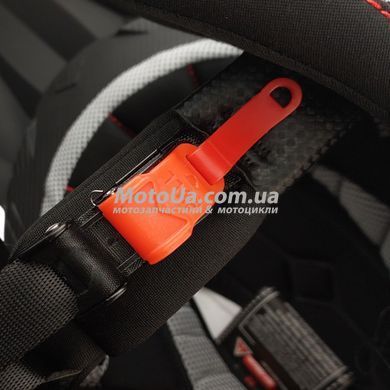 Шлем кроссовый EXDRIVE (size: M, красно-черный матовый, EX-806 CRAZY)