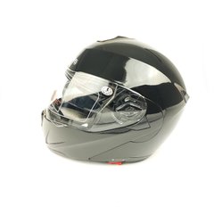 Шолом трансформер EXDRIVE (size: L, чорний глянцевий, EX-701, модулятор +очки)