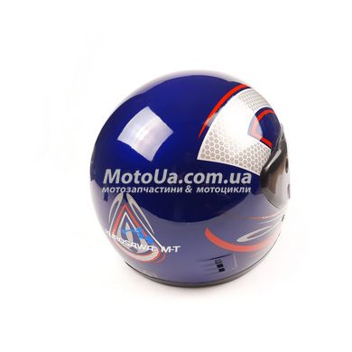 Шлем закрытый HF-101/501 (size: L, синий) KUROSAWA-MT