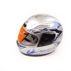 Шлем закрытый WLT-106 (size: M, серый) MotoTech
