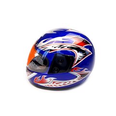 Шлем закрытый WLT-106 (size: S, синий) MotoTech