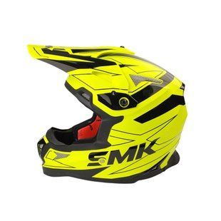 Шлем кроссовый SMK ALLTERRA SLOPE GL 420 (size: XL, черно-салатовый глянцевый)