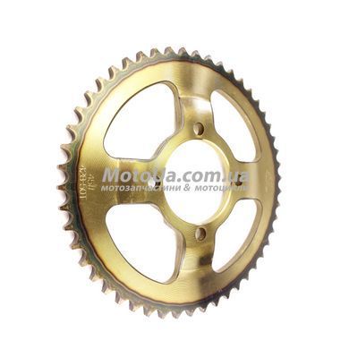 Зірка трансмісії (задня) 428-50Т (d=64; 4 відв.*80mm) вигнута Marathon