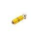 Лампа фари P15D-25-1 12V 35/35W (діодна, лінза, жовтий корпус 1 пелюстка) - 2