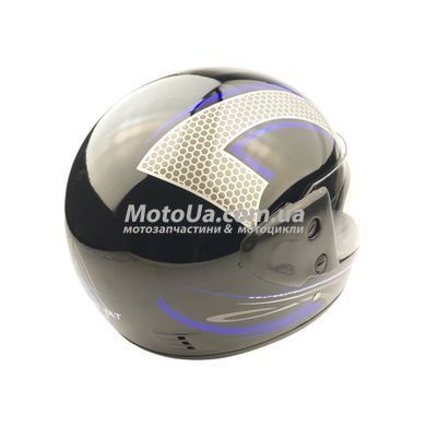 Шолом закритий HF-101/501 (size: S, чорний) KUROSAWA-MТ