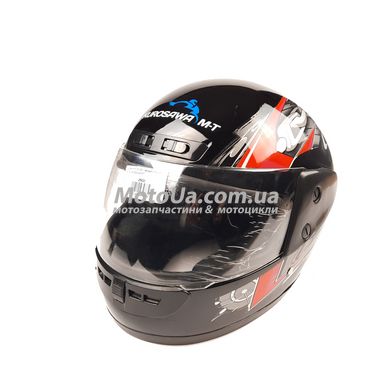 Шлем закрытый HF-101/501 (size: S, черный) KUROSAWA-MT