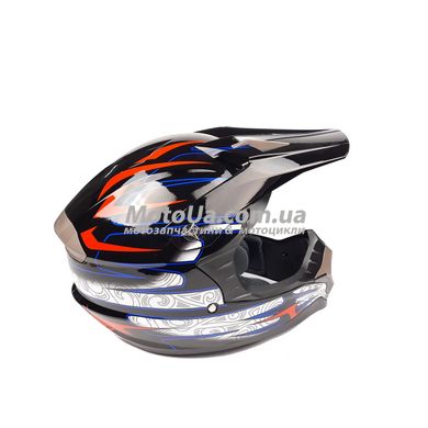 Шлем кроссовый MRC-MT (size:L, 59-60, черный, mod:470-14)