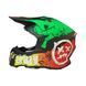 Шлем кроссовый EXDRIVE (size: XL, зелено-черный матовый, EX-806 CRAZY) - 1