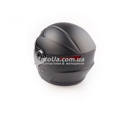 Шолом відкритий HNJ01 (size: M, чорний матовий, тонований візор) Mototech