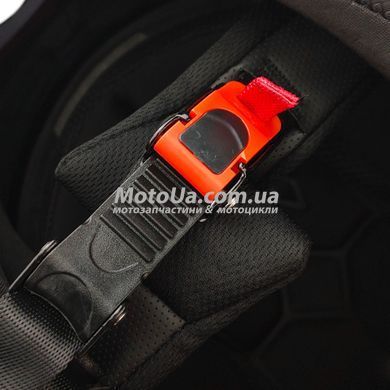 Шлем закрытый интеграл EX-09 (size: M, черно-красный + очки, матовый) Exdrive