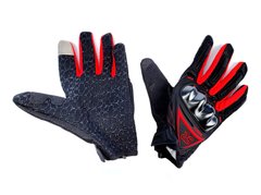Перчатки AXIO AX-01 сенсорный палец (size: L, красные)