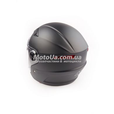 Шлем открытый HNJ01 (size: M, черный матовый, прозрачный визор) Mototech