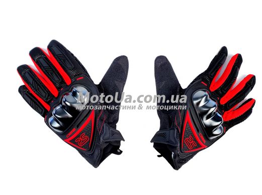 Перчатки AXIO AX-01 сенсорный палец (size: L, красные)