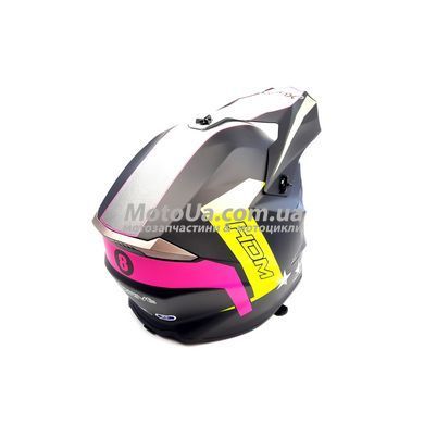 Шлем кроссовый EXDRIVE (size: XL, разноцветный, EX-806)