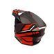 Шлем кроссовый EXDRIVE (size: S, черно-красный матовый, EX-806 Dazzing) - 3