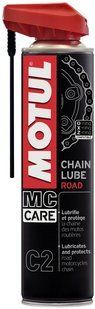 Мастило для ланцюгів дорожніх мотоциклів Motul C2 Chain Lube Road (400ML) Франція