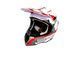 Шлем кроссовый EXDRIVE (size: S, бело-красный матовый, EX-806 MX) - 2