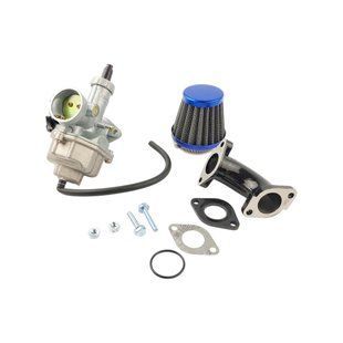 Карбюратор CB/CG 125-150 (PZ26, ручний дросель) + фільтр нульовик KEIHIN