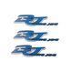 Набір наклейок Yamaha Basic Jog (сині) 3 шт. - 2