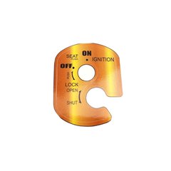 Наклейка замка зажигания Honda DIO AF-62/68 (золото) SALO