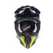 Шлем кросовий EXDRIVE (size: S, чорно-зелений глянцевий, EX-806 Spider) - 6