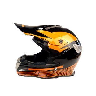 Шлем кроссовый KTM (size: XL, черно-оранжевый)